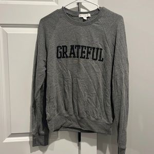 Spiritual gangster gray crewneck
